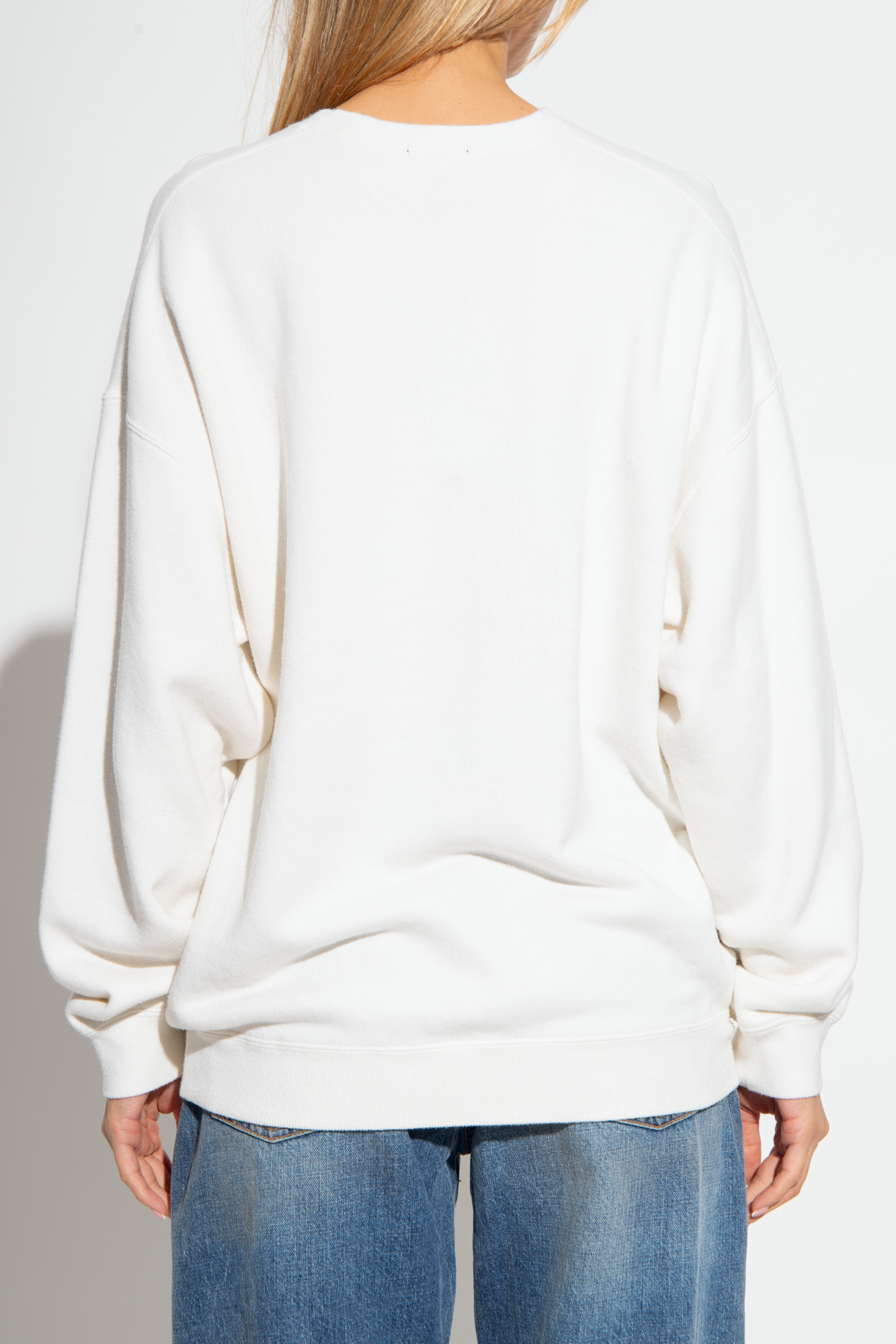 Cream Oversize printed sweatshirt R13 Vitkac GB